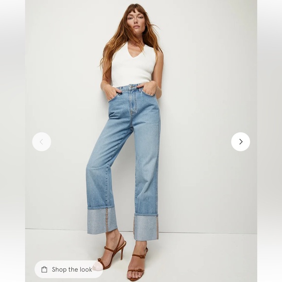 Veronica Beard Dylan High Rise Straight Leg - Picture 3 of 17